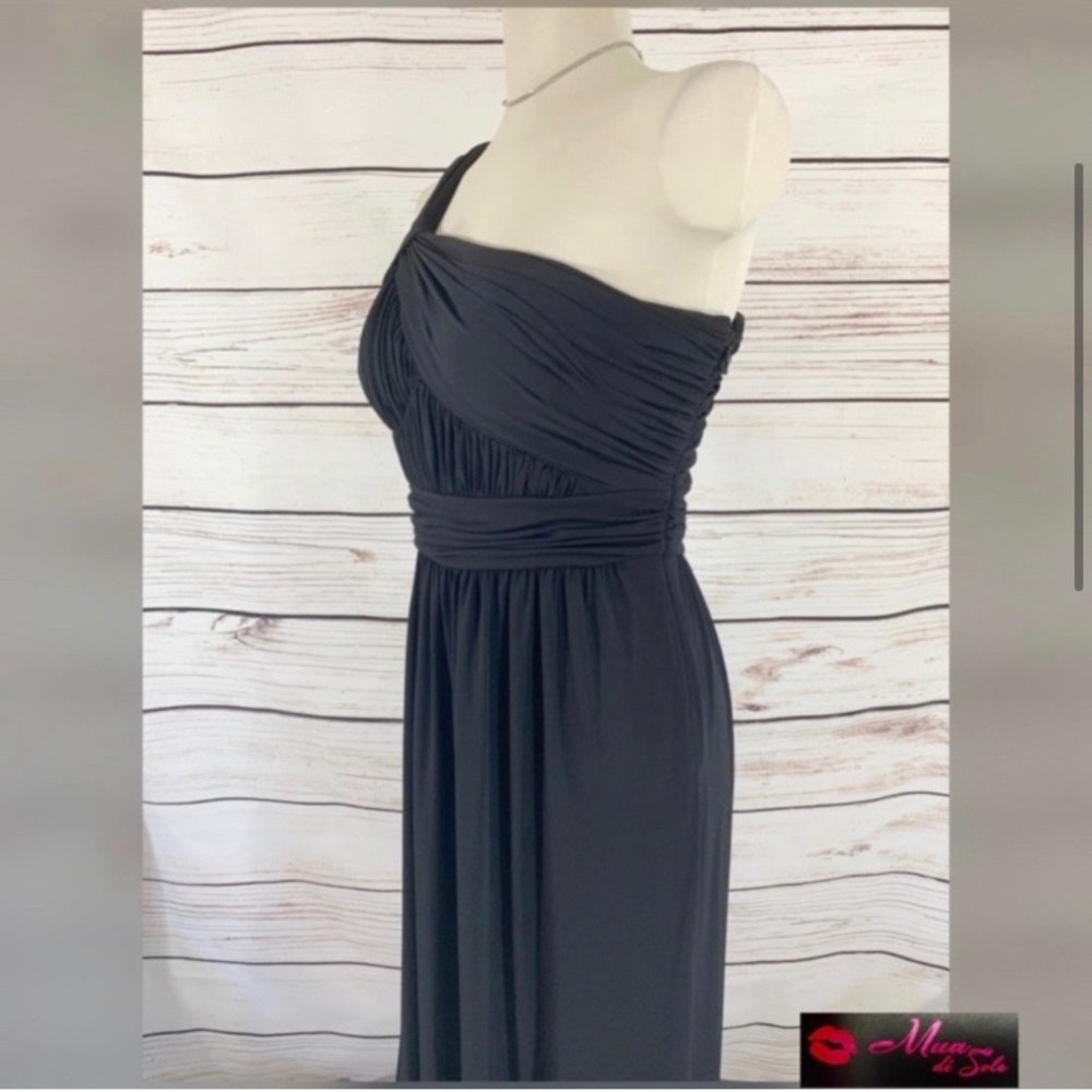 BCBG MAXAZRIA Evening One Shoulder Dress - Picture 3 of 7